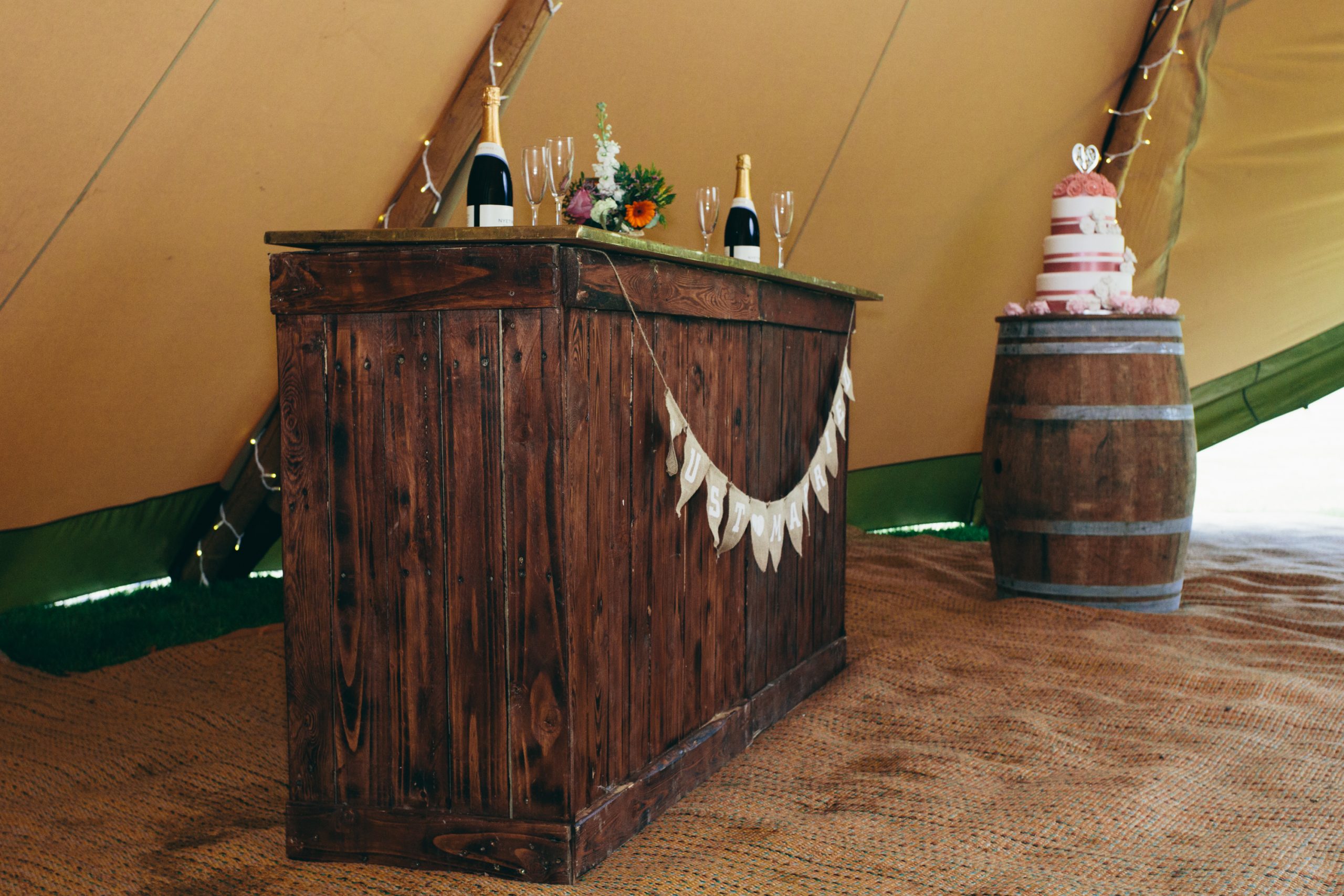 Copper Top Bar Love Vintage Furniture Hire Vintage Bars for Events